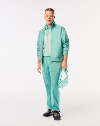 Calça esportiva masculina Lacoste Regular Fit em piqué