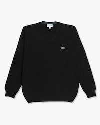 Sweater De Lana Merino Y Escote En V Fit Regular