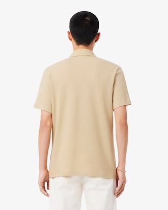 Camisa Polo Classic Fit em Algod&atilde;o e Linho