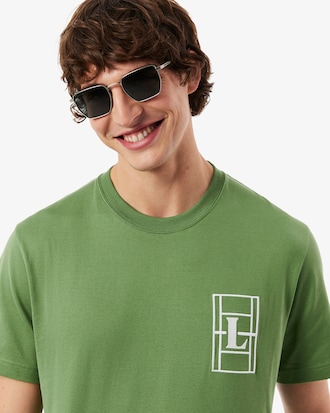 Camiseta de Malha Pesada Bordada