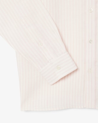 Camisa Regular Fit Listrada em Linho