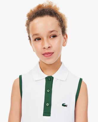 Vestido Sem Manga em Petit Piqu&eacute;