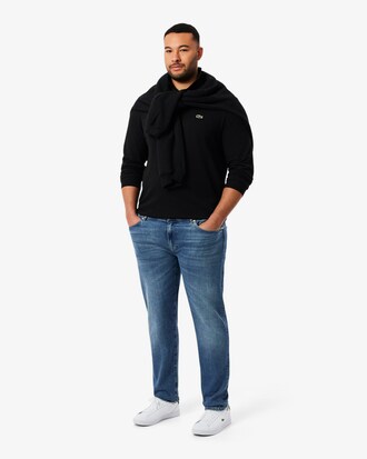 Cal&ccedil;a Jeans Slim Fit Indigo com 5 Bolsos