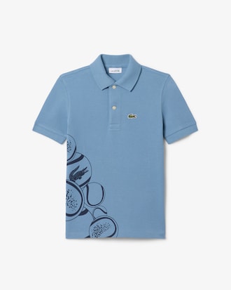 Camisa Polo Mini Piqu&eacute; Estampada