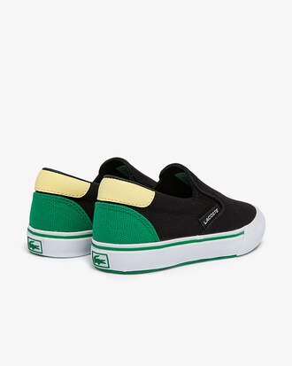 T&ecirc;nis slip-on infantil Jump Serve em lona