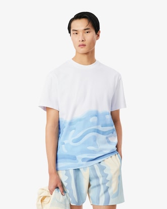 Remera de algod&oacute;n estampada