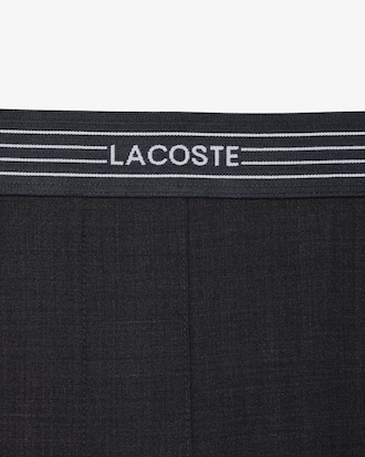 Cal&ccedil;a Plissada Oversized em Mistura de L&atilde;
