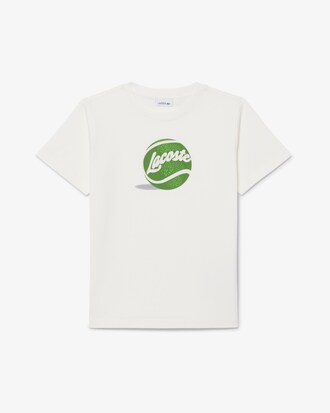 Tennis Print Cotton T-shirt