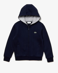 Moletom infantil Lacoste SPORT Tennis em fleece com z&iacute;per