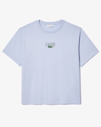 Remera De Jersey Grueso Con Estampa Iconica