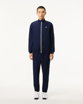 Conjunto de Agasalho para Tênis em Tafetá com Padrão Diamante