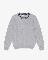 Su&eacute;ter em Algod&atilde;o com Gola Contrastante 