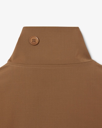 Camisa de Mistura de Lã com Corte Regular Runway