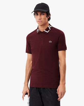 Polo Slim Fit Lacoste Movement em Piqu&eacute;
