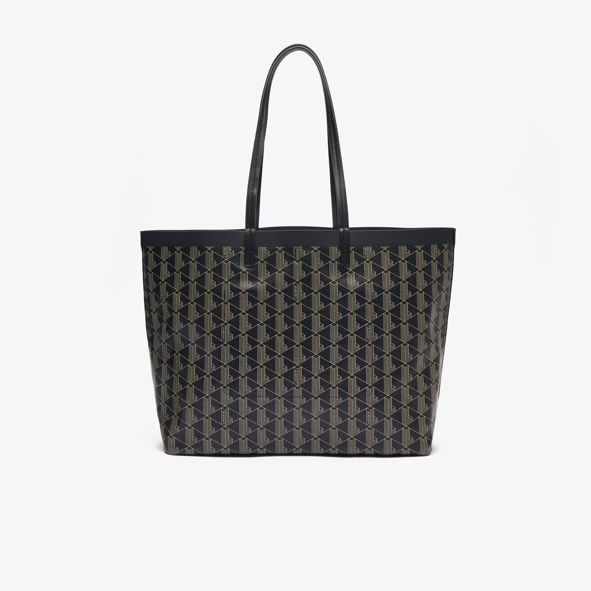 カバン Bolsa Tote Bag Zely Média Revestida com Monograma