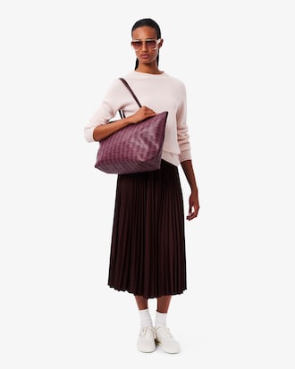 Bolsa Tote Zely Granulada com Bolso