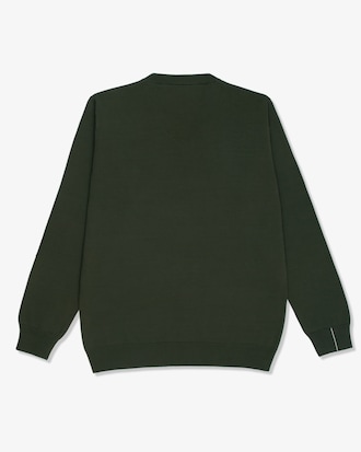 Sweater De Algodón Con Escote En V