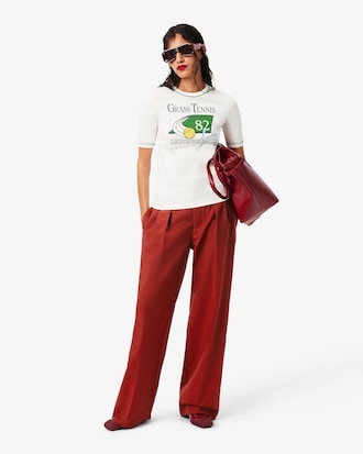 Remera con estampado de tenis Runway