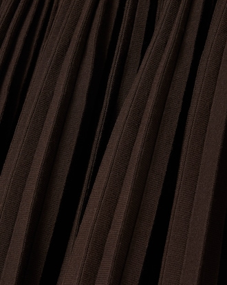 Saia curta plissada em mesh