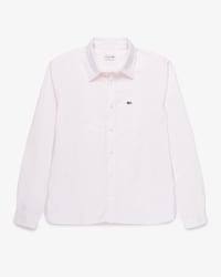 Camisa Oxford Listrada com Caimento Regular