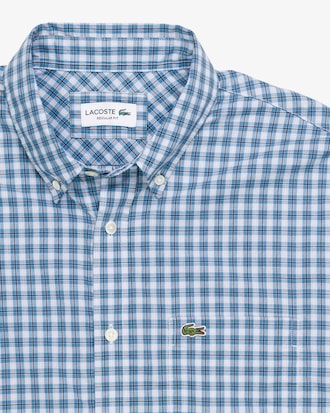 Camisa Masculina de Algod&atilde;o Popeline Regular Fit