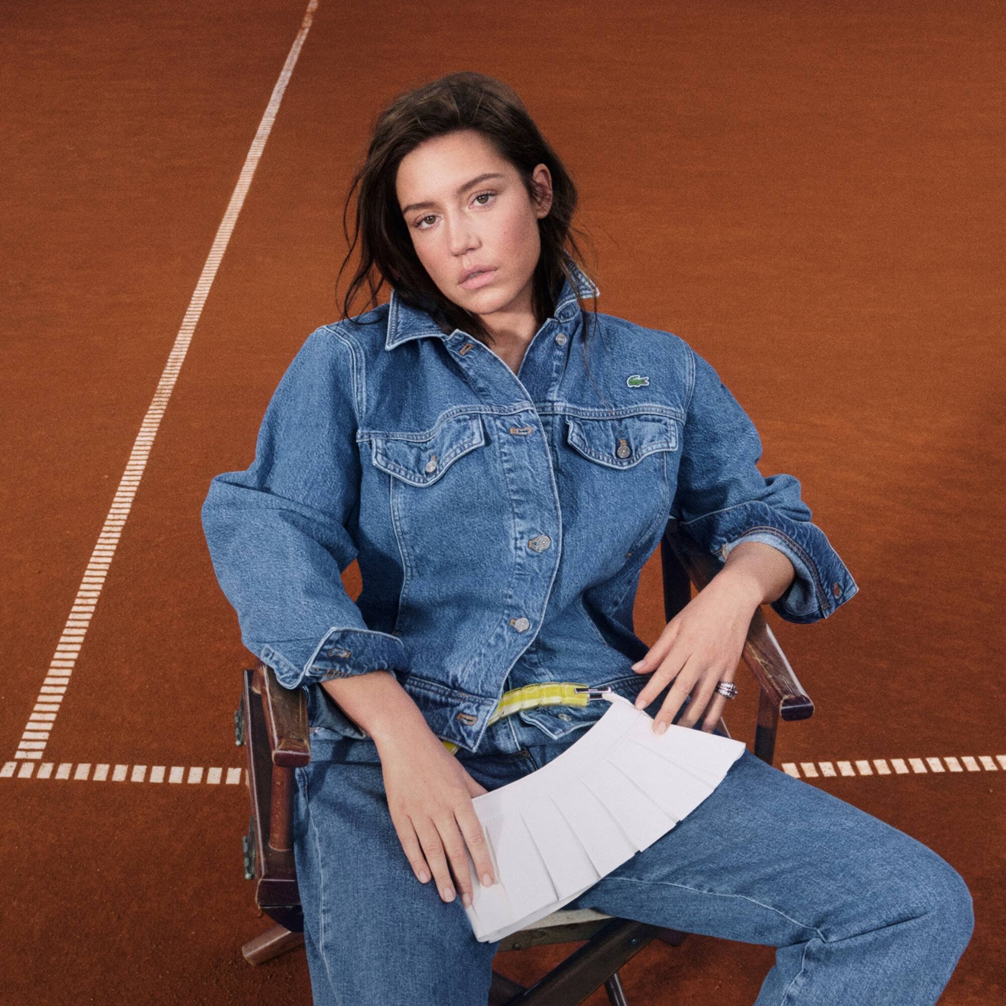 Jaqueta em Denim de Algodão - Jaquetas e Casacos Femininos