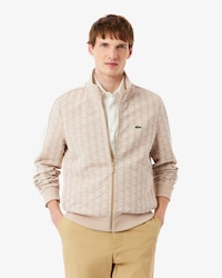 Jaqueta Track Jacquard com Z&iacute;per Paris