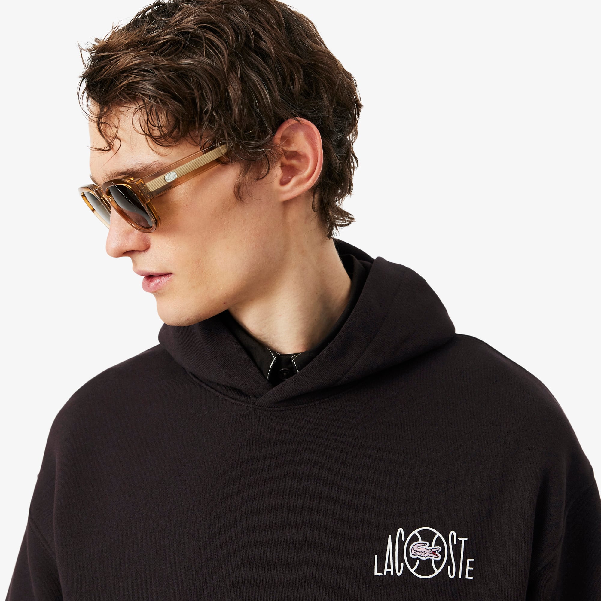 Moletom Hoodie Fleece com Estampa Múltipla - Moletons Masculinos