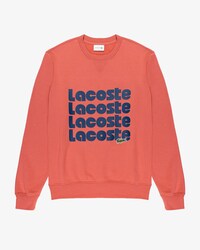 Moletom Masculino com Gola redonda e Logotipo Triplo