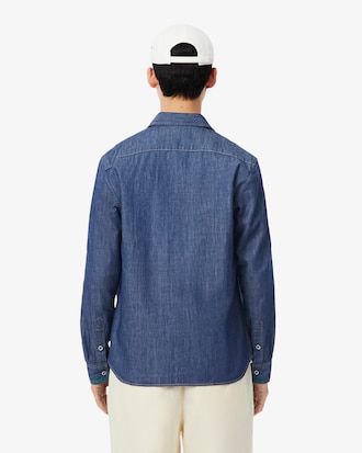 Camisa em Denim Leve Ajuste Regular