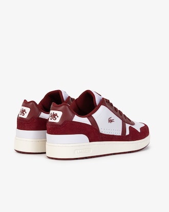 Tênis Masculino T-Clip de Couro