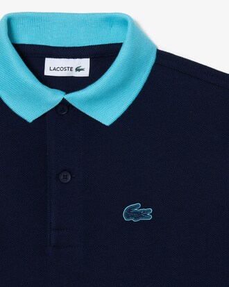 Polo De Piqué De Algodón Color Block