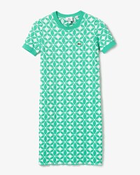 Vestido su&eacute;ter feminino Lacoste L!VE em jacquard com design vintage