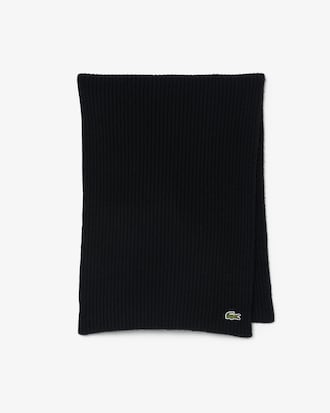Ribbed Wool Scarf