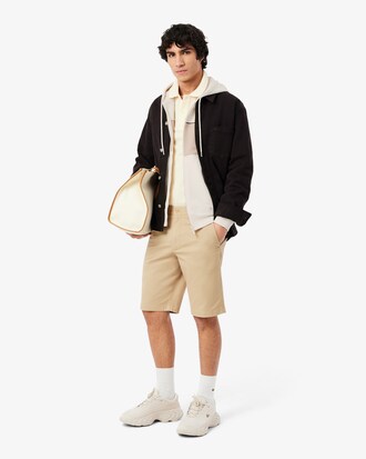 Moletom com Z&iacute;per e Blocos de Cor