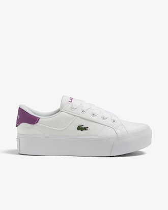 T&ecirc;nis feminino Lacoste Ziane Platform em tecido