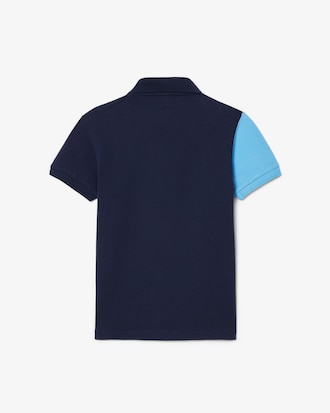 Polo em Mini Piqué com Argyle Contrastante