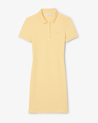 Vestido Estilo Polo De Piqu&eacute; Elastizado Slim Fit
