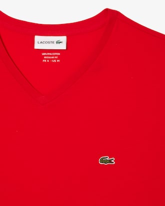 Remera De Algod&oacute;n Pima Con Cuello En V