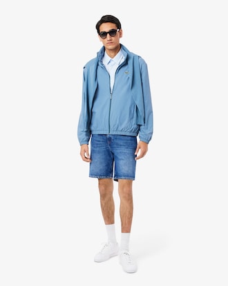 Camisa Manga Longa Masculina de Popeline com Elastano em Modelagem Slim