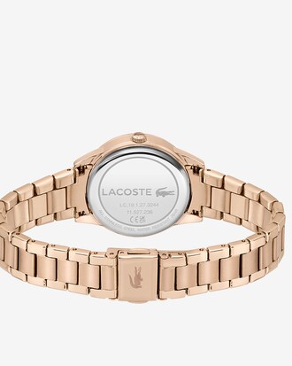 Rel&oacute;gio Ladycroc Dourado com Tr&ecirc;s Ponteiros