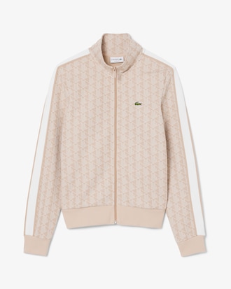 Jaqueta Track Jacquard com Z&iacute;per Paris