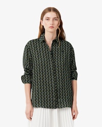 Camisa oversize de estampado fluido