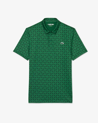 Polo de golf estampado, corte regular