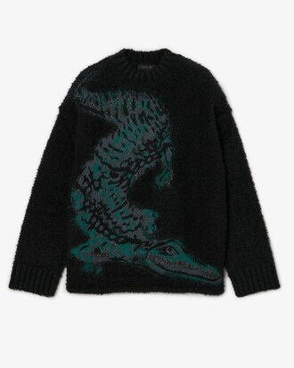 Su&eacute;ter Jacquard Crocodile Runway