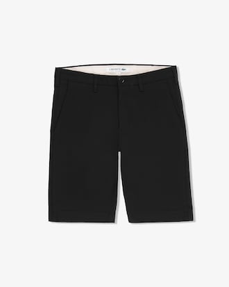 Shorts De Gabardina Elastizada