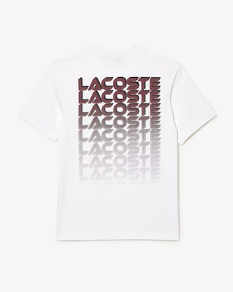 Camiseta em j&eacute;rsei de algod&atilde;o grosso estampada