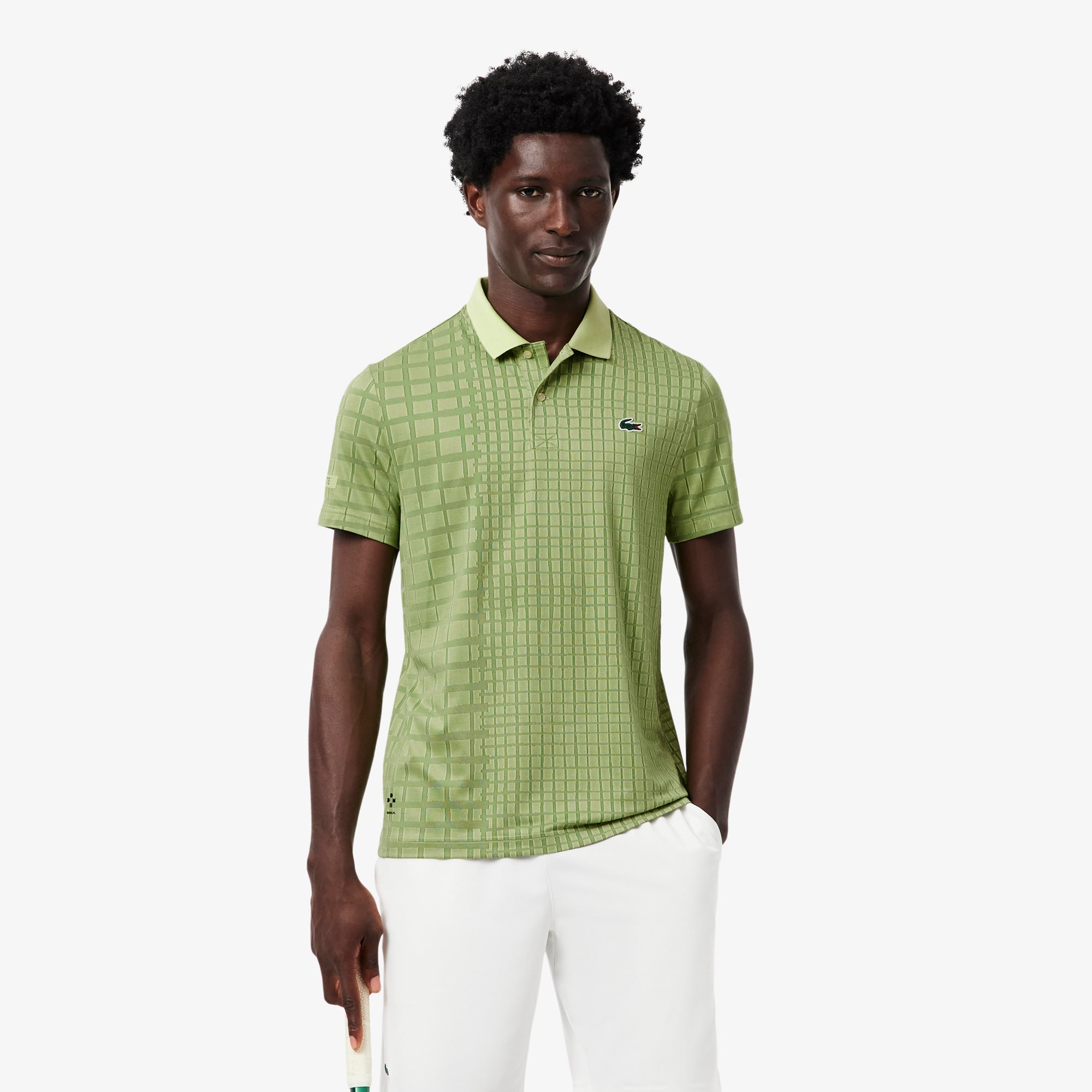 Polo Masculina Lacoste Tennis Malha Stretch Daniil Medvedev