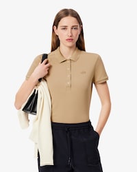 Camisa Polo Mini-Piqu&eacute; Stretch Slim Fit L.12.D