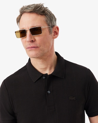 Polo de punto de canal&eacute; de corte cl&aacute;sico